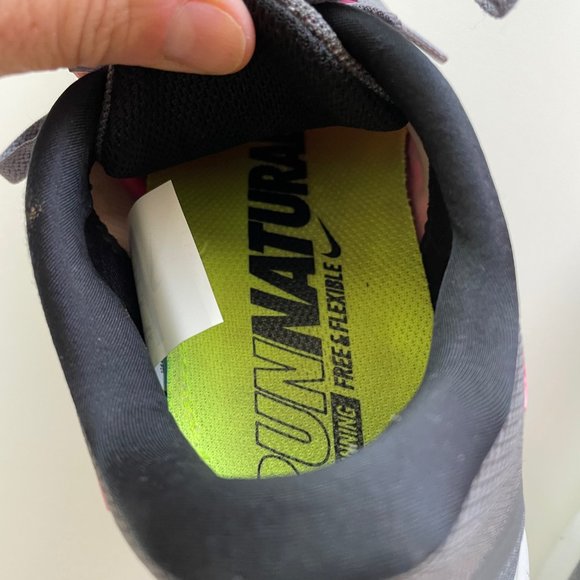 Nike Women's Free Run Slate Pink Running Shoes - Picture 9 of 10